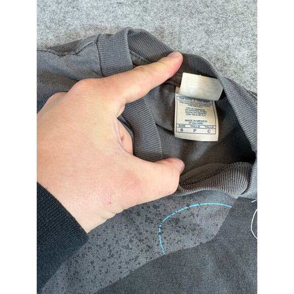 So They Say Shirt Men Small Gray Owl Animal Print Rock Band Music Streetwear Y2K - Picture 5 of 6